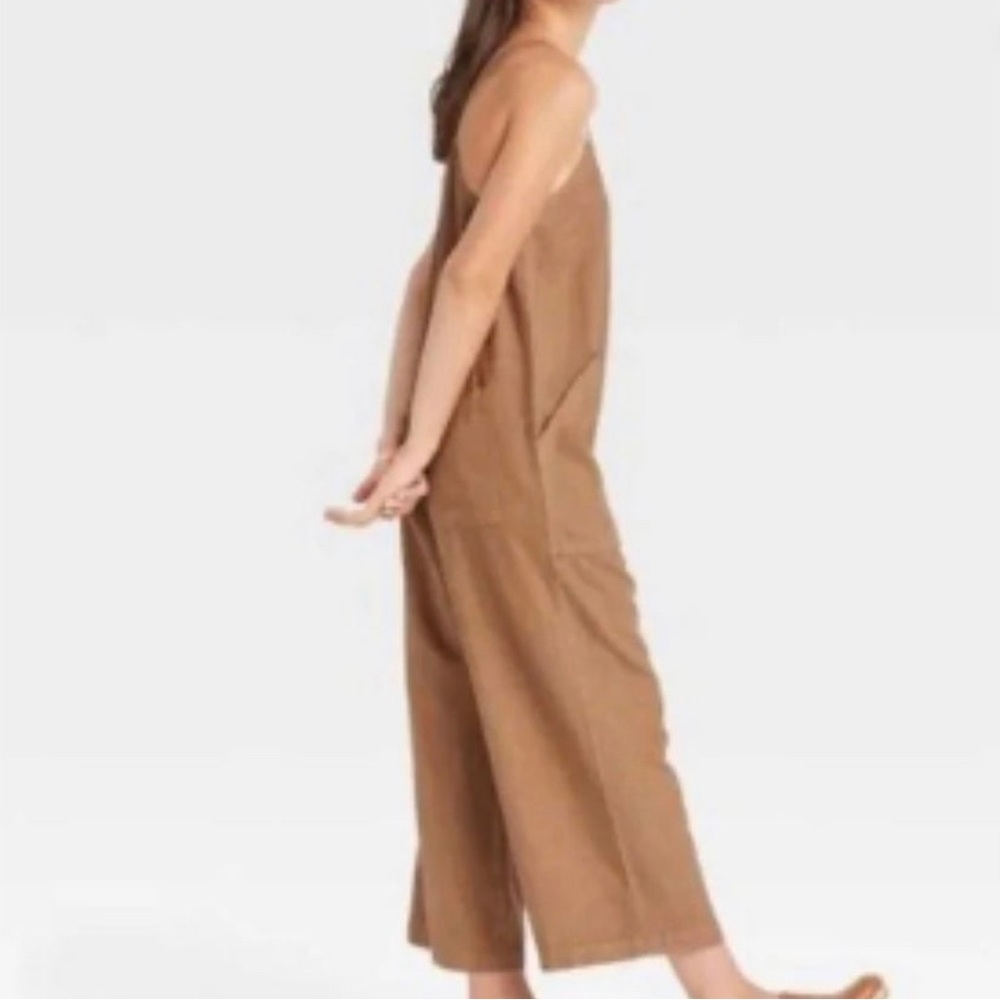 Women's Utility Cropped Jumpsuit - Universal Thread Rust-XS 0-2 - Picture 3 of 7